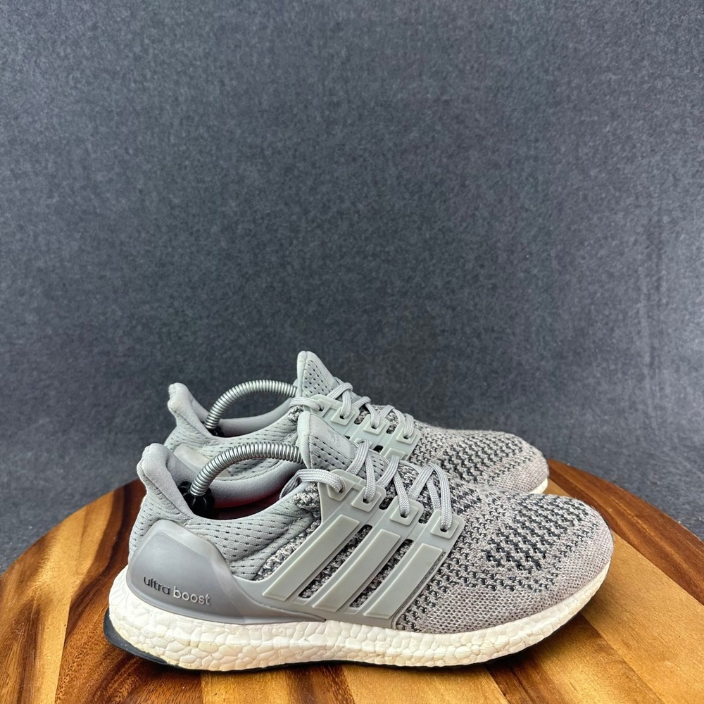 Adidas UltraBoost 1.0 Wool Gray White Womens Size 7.5 Walking Shoes Sneakers